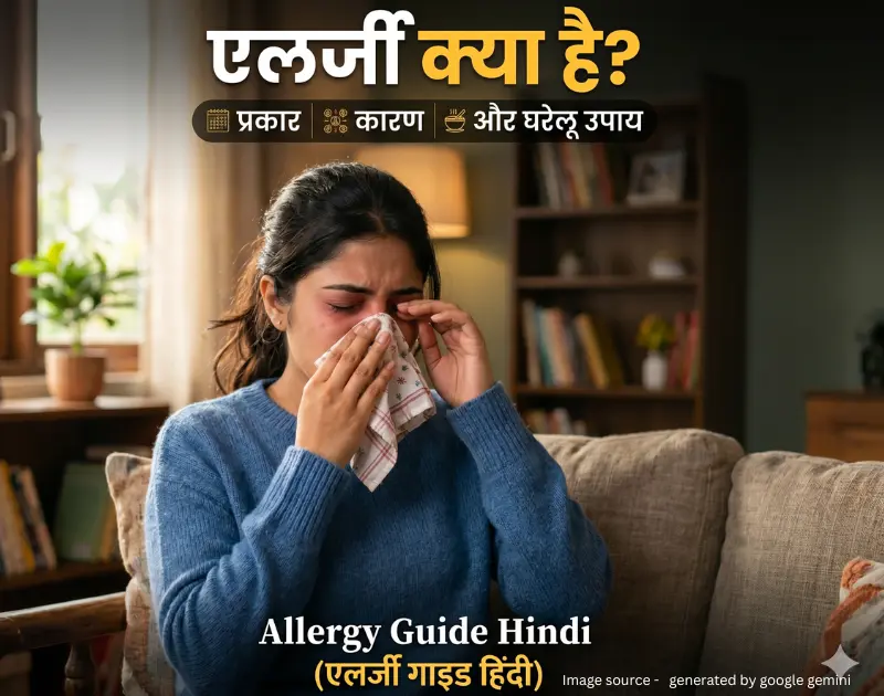 Allergy types causes home remedies